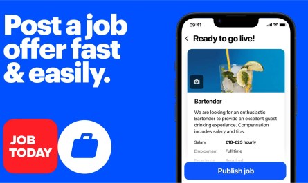 Michigan Job Today Recruitment platform interface on a smartphone