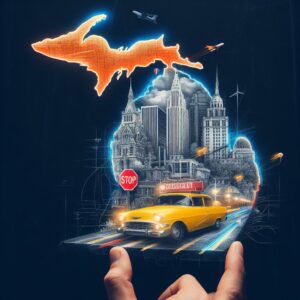 a creative but realistic photo depecting the thought "Discover What to Do in Michigan: 5 Electrifying Comparisons with New York"