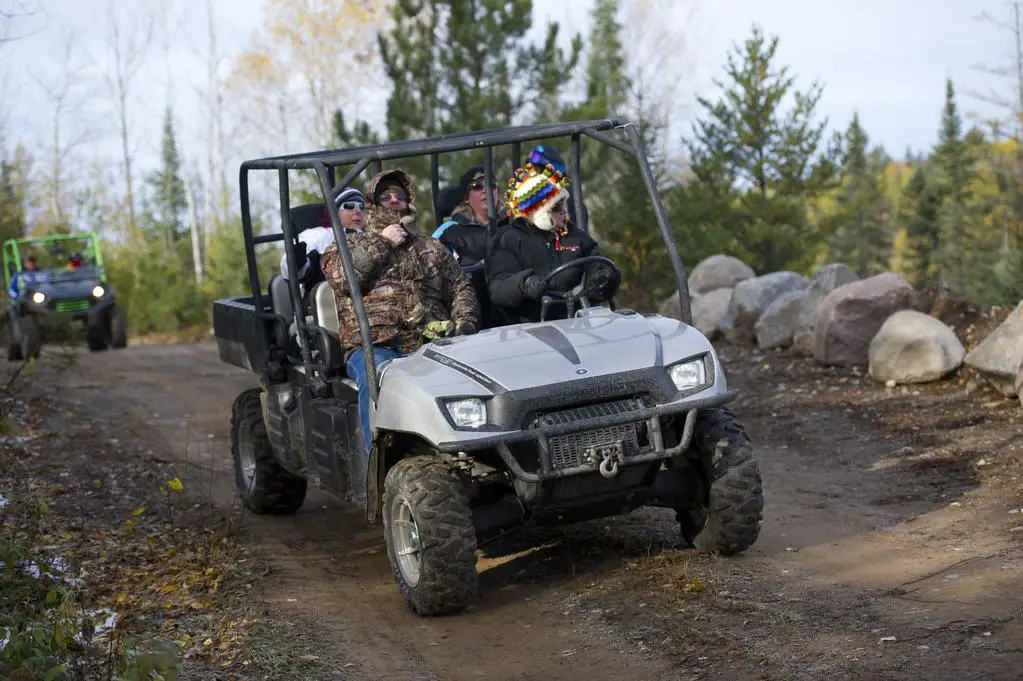 ATV trail riding between Champion and Big Bay, Marquette Co.