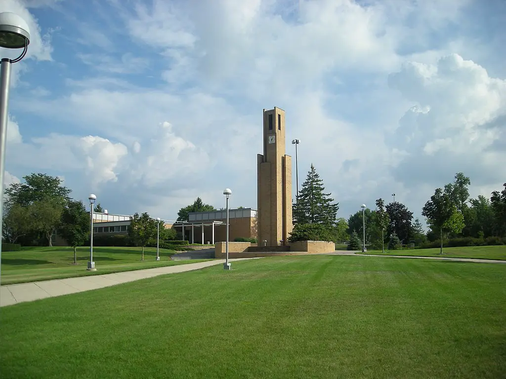 The central campus of Ferris State University in Big Rapids, Michigan