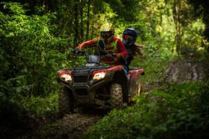 Michigan ATV Trails scenic view with riders