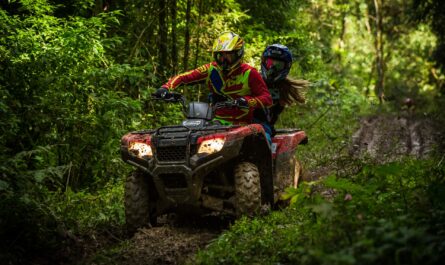 Michigan ATV Trails scenic view with riders