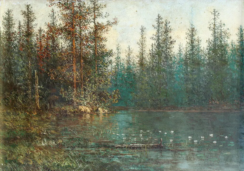 Woodland Pond - John Olson Hammerstad,
