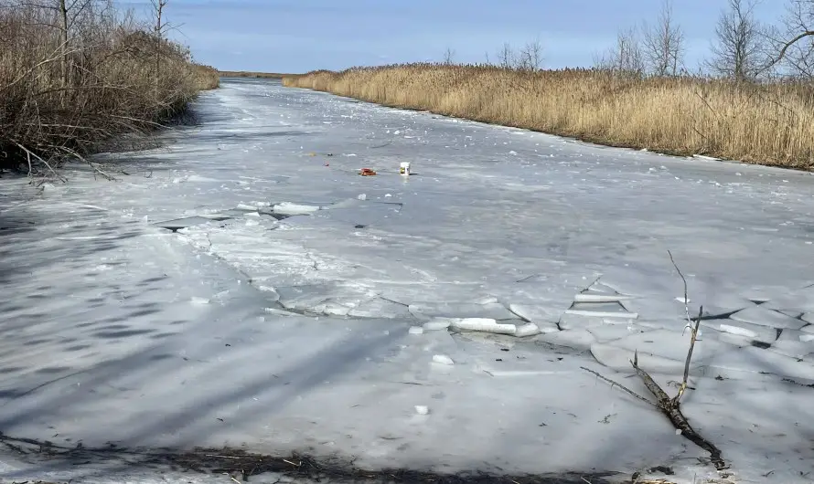 Saginaw Bay Ice Fishing Turns Perilous Near Kilmanagh Road