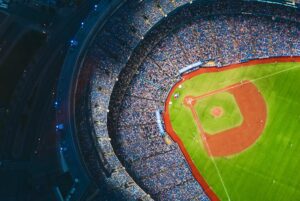 aerial view of sports stadium during daytime