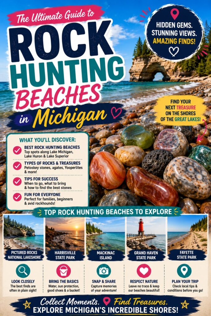 Guide to Michigan rock hunting beaches