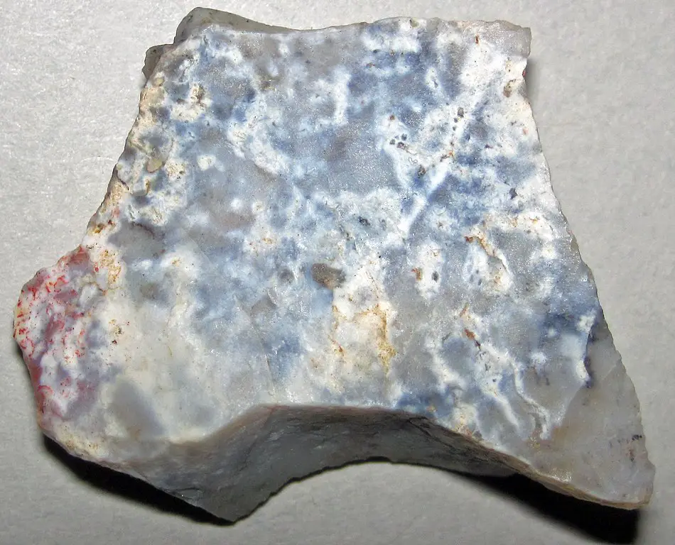 Chert (a.k.a. "flint") is a cryptocrystalline, quartzose sedimentary rock. Rockhounds and some geologists assert that flint is high-quality while chert is low-quality. 