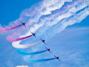 airshow on sky