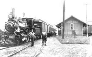 Harbor Beach Depot and Train