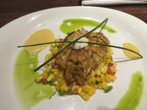 Michigan Sweet Corn and Whitefish Cakes