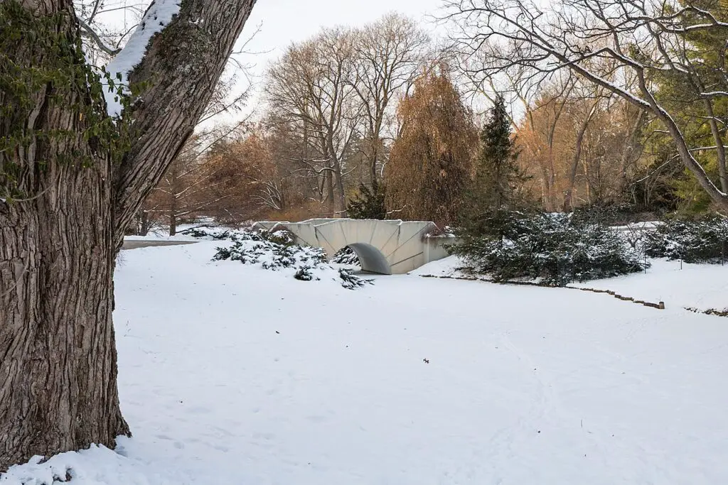 Footbridge, Dow Gardens, Midland, Michigan 