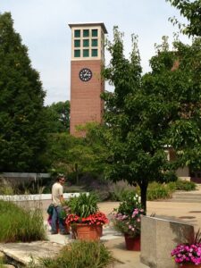 Clock Tower at Western Michigan University in Kalamazoo