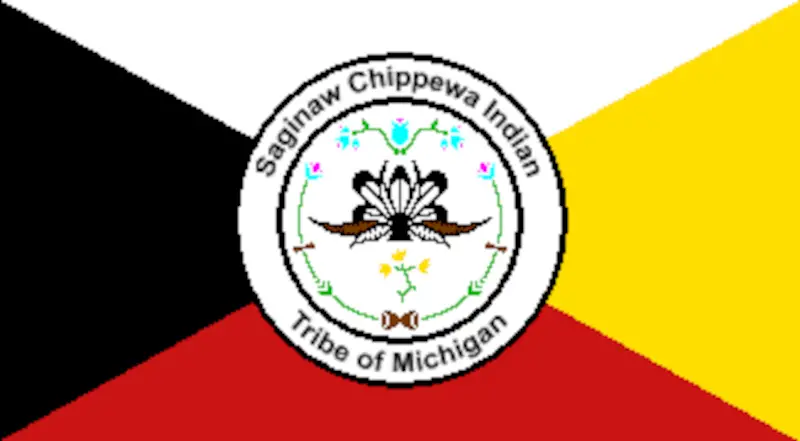 Flag of the Saginaw Chippewa Indian Tribe of Michigan - Indigenous History