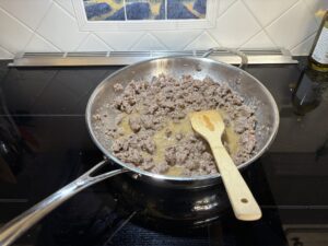 Brown the sausage