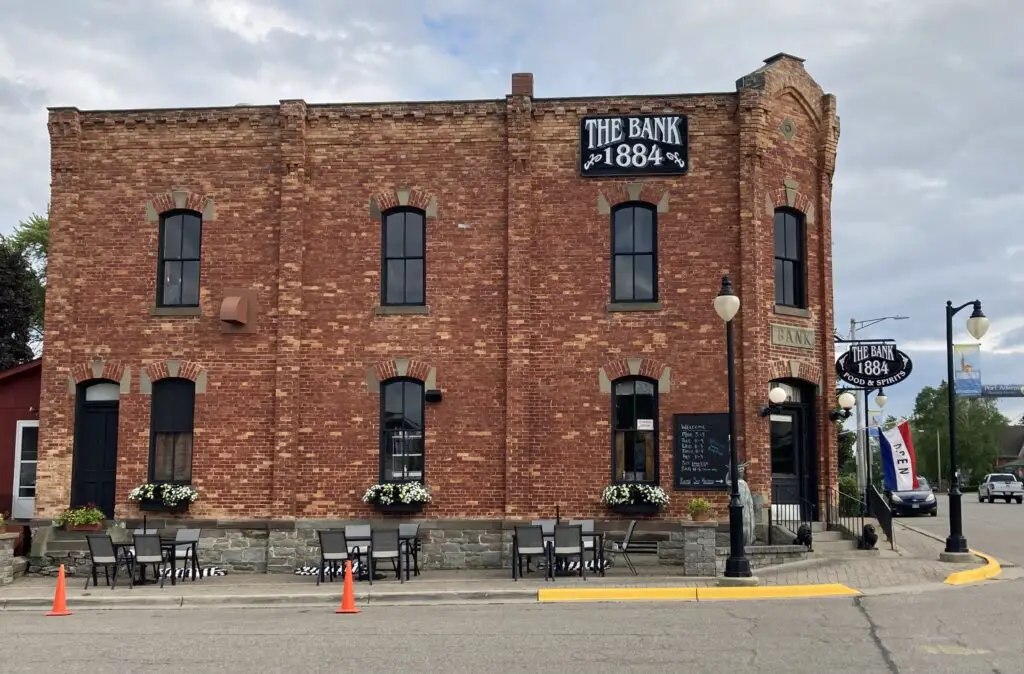 The Bank 1884 in Port Austin, Michigan