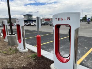 Meijer EV Charging Station in Bad Axe, Michigan