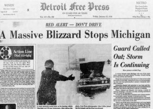 Blizzard of 1978 Michigan