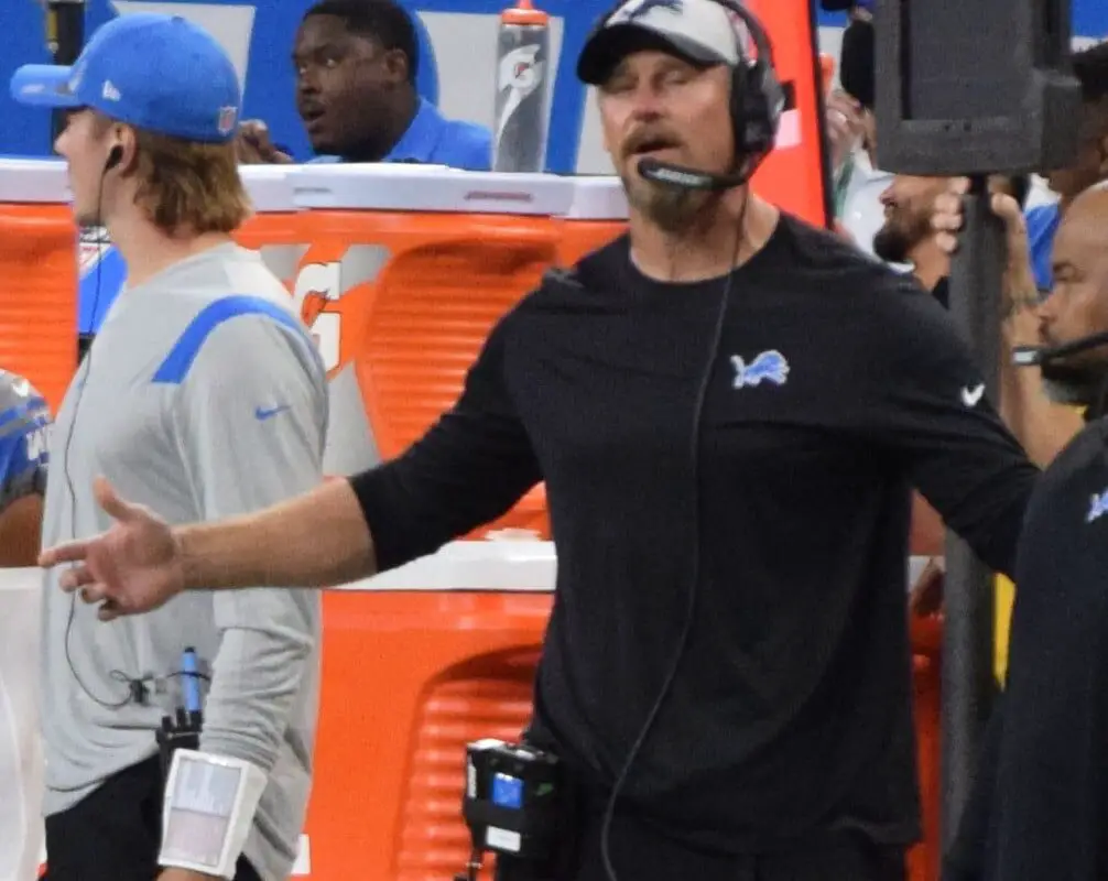 Detroit Lions head coach Dan Campbell