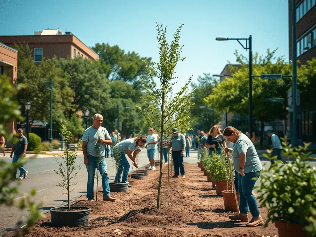 Michigan urban communities for tree planting