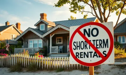 a sign in front of a house