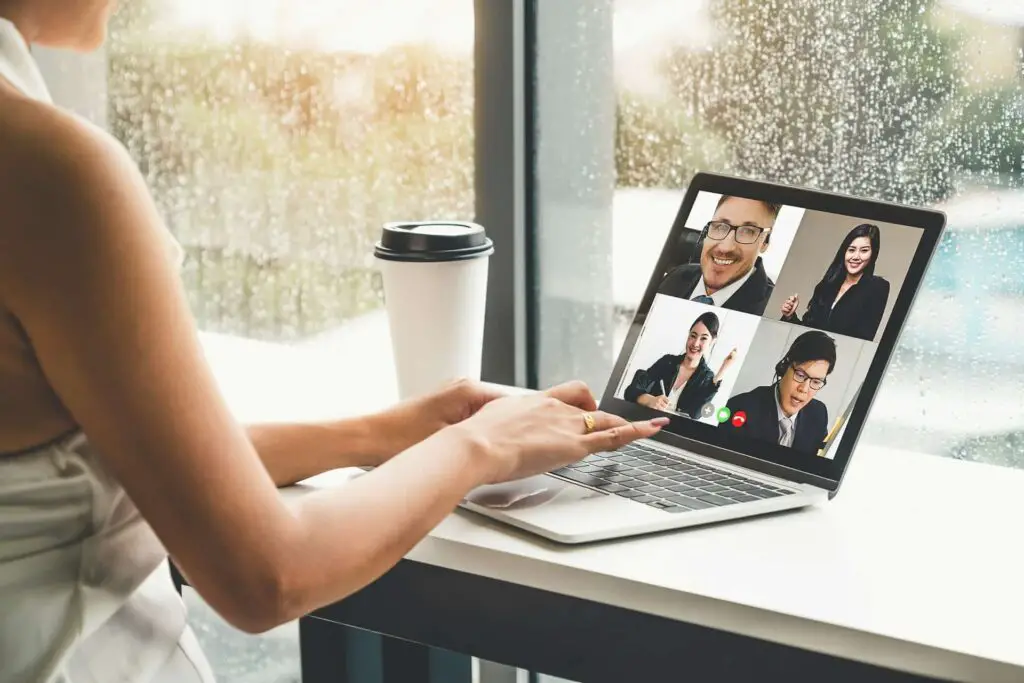 zoom meeting for a Michigan teacher job fairs