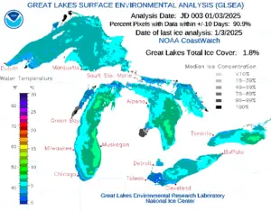 a map of the world with Great Lakes in the background