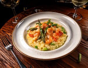 shrimp risotto