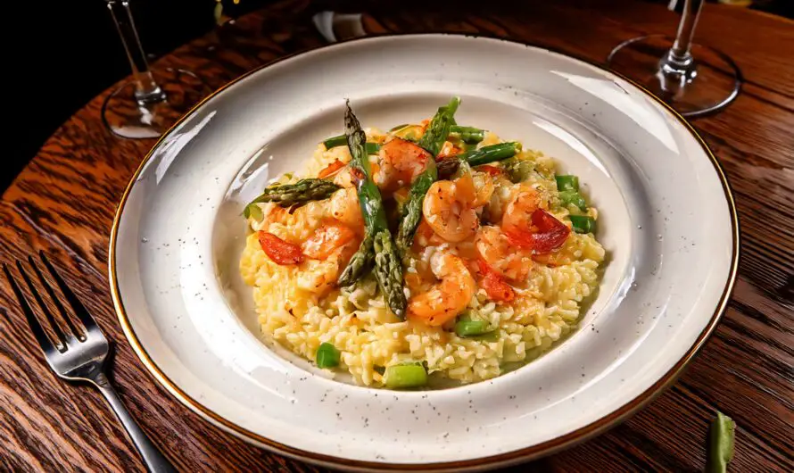 Asparagus & Shrimp Risotto: A Late-Night Indulgence at Michigan State’s Kellogg Center State Room Restaurant