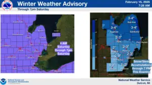 Michigan winter storm