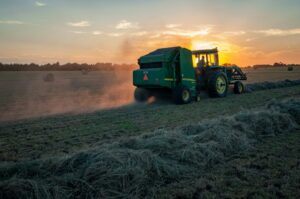 John Deere Hay Bailer