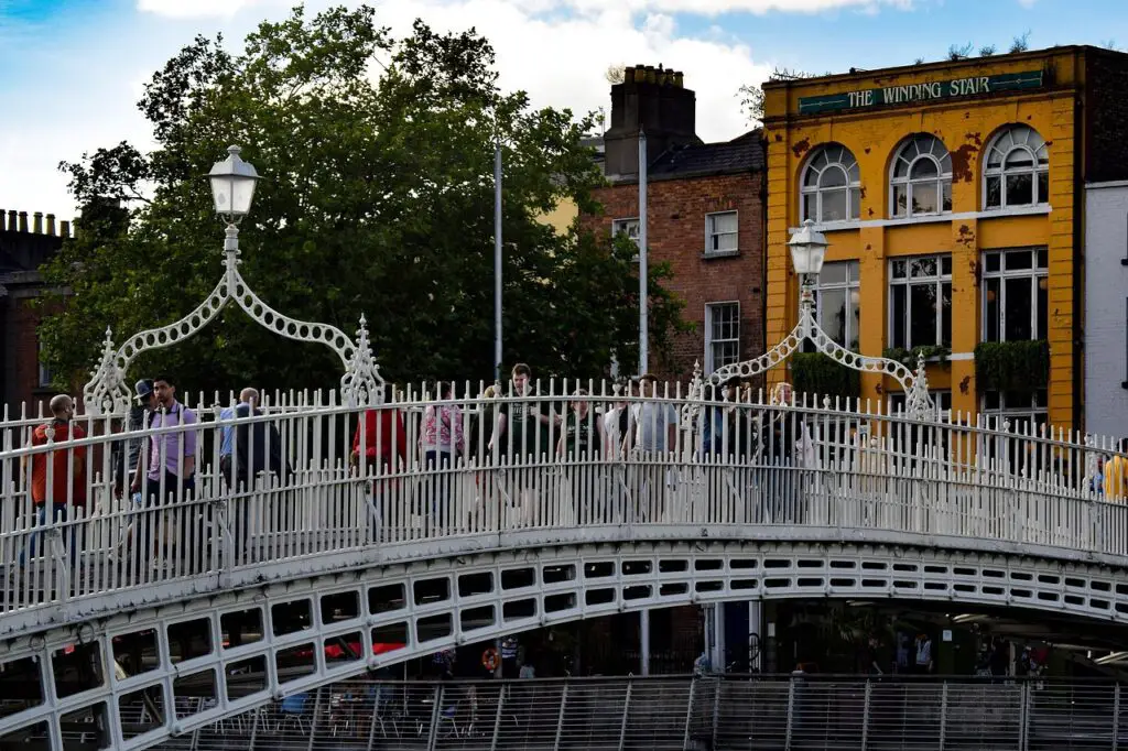 The Ha' Penny Bridge Dublin