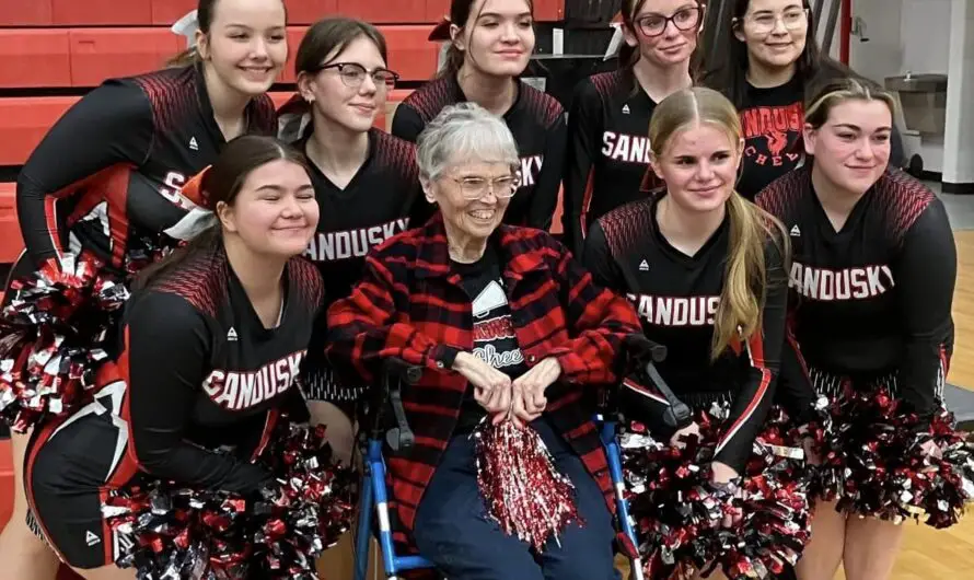 88-Year-Old Sandusky Woman’s Cheerleading Dream Comes True