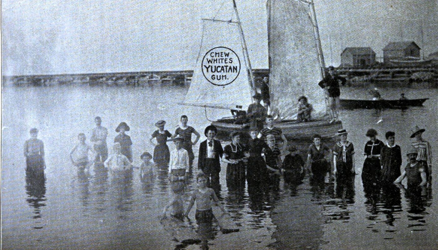 Bathing at Bay Port 1894