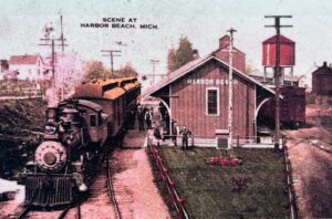 Harbor Beach Depot c1910