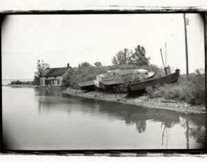 Bay Port Fishing Boats c1940