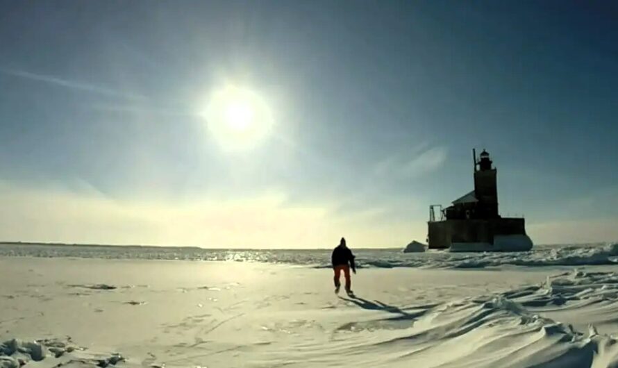 Winter’s of the Past – Walking to Port Austin Lighthouse Over the Ice (2015)