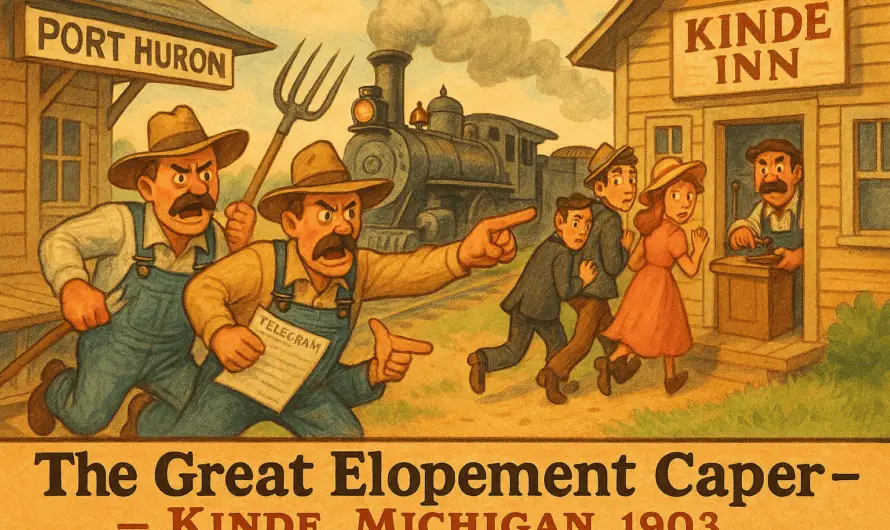 Love on the Lam: The Great Northville Elopement Caper Ends in Kinde, Michigan – 1903