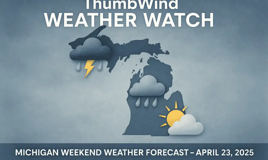 Storm Front Shifting Across Michigan: Rain, Thunderstorms Expected Through Friday