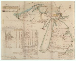 1837 Michigan Map