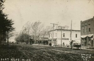 Port Hope Street Scene Early 1900s