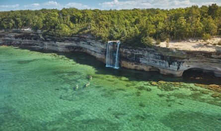 Kayaking on Lake Superior in Michigan’s Upper Peninsula. Photo credit: Pure Michigan