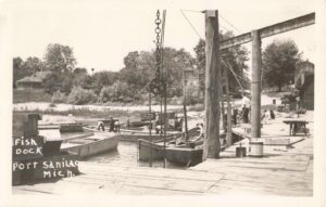 Commercial Fishing in Port Sanilac