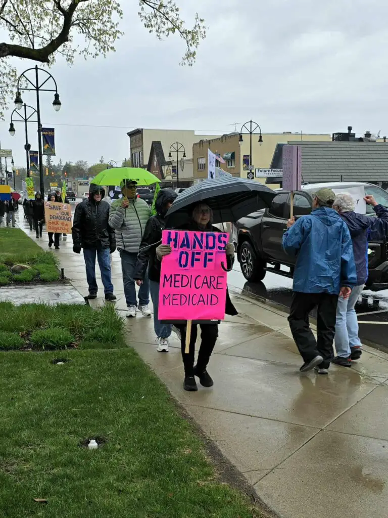 Bad Axe May Day Protest