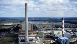 J.H. Campbell coal-fired power plant in West Olive, Michigan,