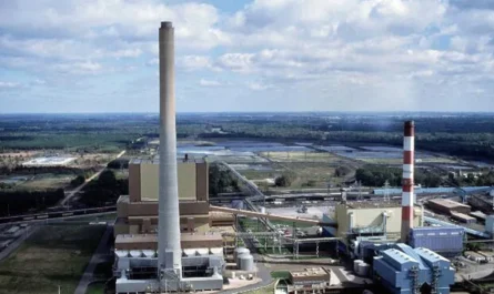 J.H. Campbell coal-fired power plant in West Olive, Michigan,