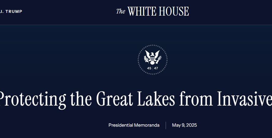 Brandon Road Project Mandate – Trump Sets July 1 Deadline to Block Invasive Carp From Great Lakes