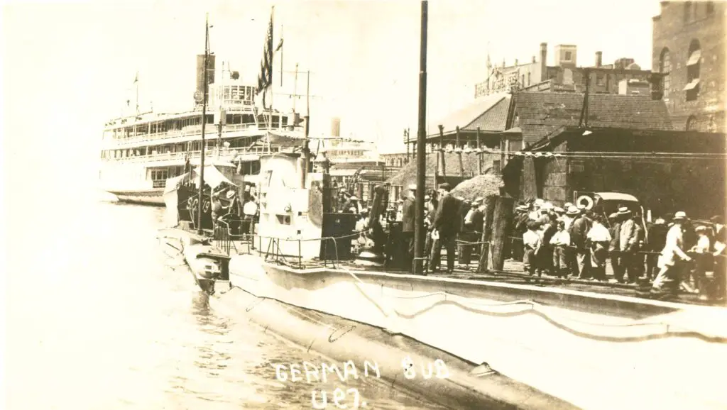 UC 97 Moored at Detroit 1919