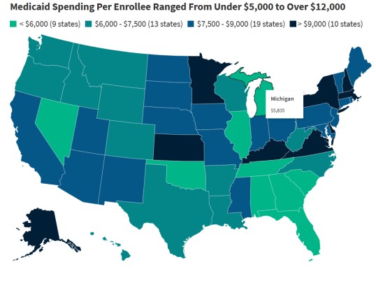 Medicaid Spending per Enrollee