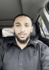Ammar Abdulmajid-Mohamed Said in a video still from the federal complaint. (Department of Justice)
