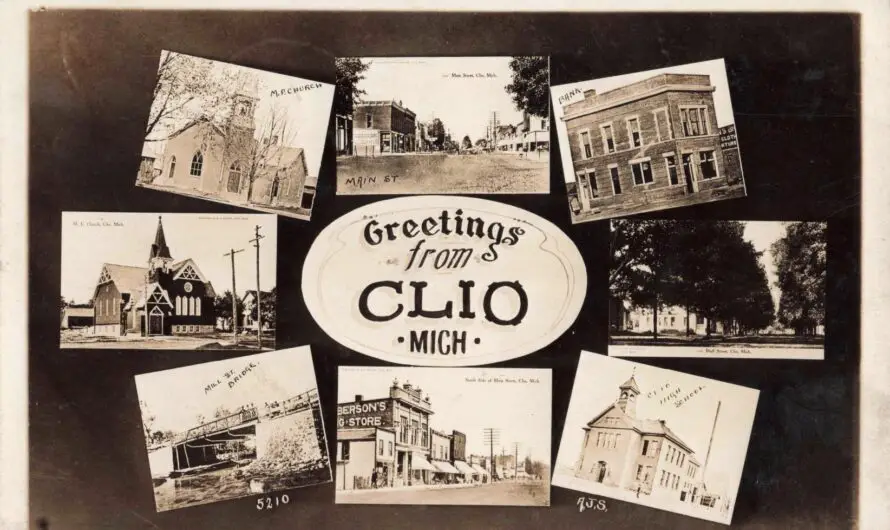 Clio Michigan 1900-1930 – Transition From Steam Whistles to Storefronts – Video